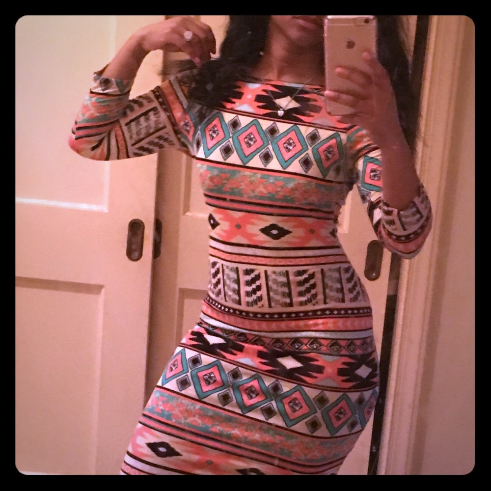 Tribal multi color dress. Moving. Must go!